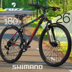 Велосипед FOXX 26" 2024 CAIMAN 18" черный