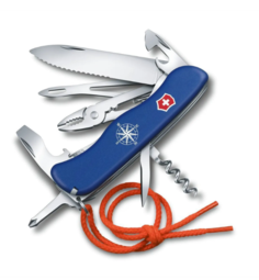 Нож перочинный VICTORINOX Skipper, 111 мм, 18 функций, с фиксатором лезвия, со шнурком, си