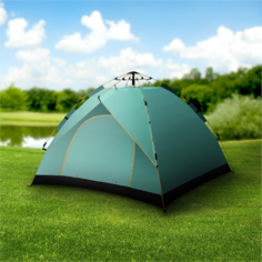 Палатка походная для кемпинга ZDK Tent двухместная, темно-бирюзовый