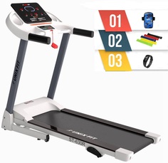 Беговая дорожка UNIXFIT ST-630R White + набор для фитнеса