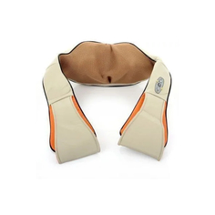 Роликовый массажер для шеи и плеч с ИК-прогревом Dirox massage of Neck Kneading Бежевый