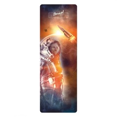 Коврик для йоги Поехали Space Collection из замши и каучука Rama Yoga