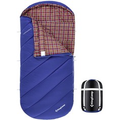 Спальный мешок KingCamp 2024 FREE SPACE 250 -8С 220x100 (-8, синий левый)