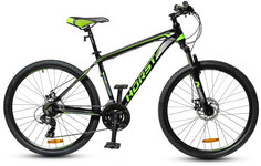 Велосипед Horst Genesis 26" 2022 черный-салатовый-серый 21"