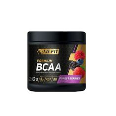 BCAA лесные ягоды, 210 г (порошок для набора мышечный массы с мерной ложкой) I.G.Fit