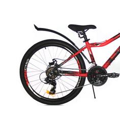 Велосипед Stels Navigator 24" 450 MD V030 рама 13" черно-неоновый красный