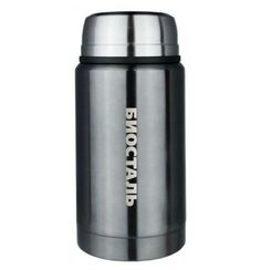 Термос для еды Biostal NTS-750 с ложкой 0,75 л., серый