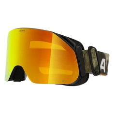 Очки Горнолыжные Alpina Blackcomb Q-Lite Michael Cina Black Matt/Q-Lite Orange S2 2023-24