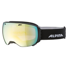 Очки Горнолыжные Alpina Big Horn Qv Black Matt/Qv Gold Sph. S2-3 (Б/Р)