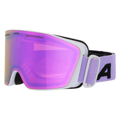 Очки Горнолыжные Alpina Nendaz Q-Lite White-Lilac Matt/Q-Lite Lavender S2 (Б/Р) 2023-24