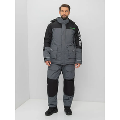 Костюм зимний Huntsman Yukon Ice ткань Breathable цвет Серый Черный 52-54, 182-188