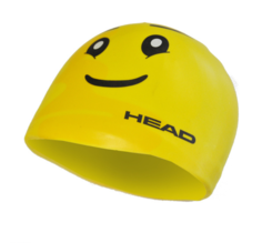 Шапочка для плавания HEAD Silicone SKETCH цв.черно-желтый