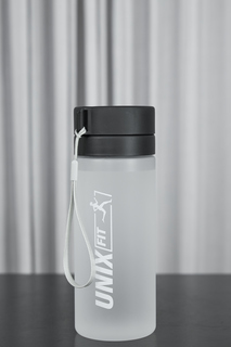 Бутылка для воды UNIX Fit Standart спортивная, пластиковая фитнес бутылочка, 600 мл черный