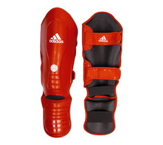 Защита голени и стопы Adidas WAKO Super Pro Shin Instep Guards красная S