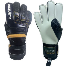 Перчатки вратарские Larsen Fighter черный/золото р9