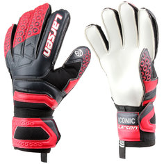 Перчатки вратарские Larsen Iconic красный/черный р10