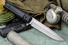 Тактический нож Kizlyar Supreme Delta в стали D2 с финишем TacWash