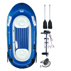 Лодка надувная Aqua Marina WILDRIVER-88823, 283 см, с электромотором T-18