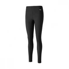 Womens Mid Weight Long Tight, брюки (09) чер, L Mizuno
