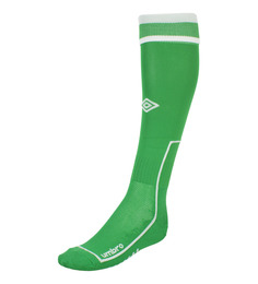 MEN"S SOCKS гетры (041) зел/бел, Junior Umbro