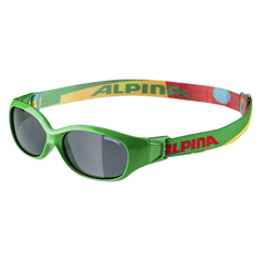 Очки Солнцезащитные Alpina Sports Flexxy Kids Green-Puzzle Gloss/Black Cat. 3 (Б/Р) 2024