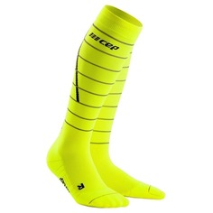 CEP REFLECTIVE TALL COMPRESSION SOCKS (W) Компрессионные гольфы женские Желтый 3