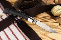 Туристический нож Kizlyar Supreme Gent CPM S35VN Черный 181мм