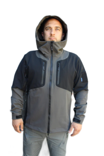 Куртка EmersonGear Bluelabel Spinosaurus черно-серый 3XL