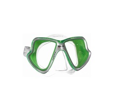 Маска для плавания MARES LIQUIDSKIN X-Vision MID, прозрачно-зеленый/зелёный
