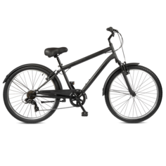 Велосипед Spinn Uptown Men D26, рама 17, цвет Matte Black (2024)