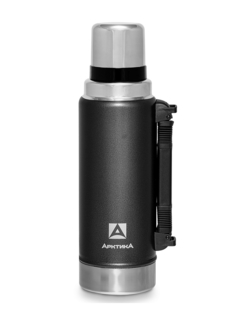 Термос "Арктика" с узким горлом Уазик 106-1250P чёрный, 1.25 л (цвет - чёрный)