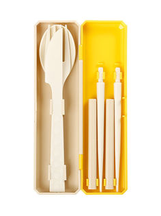 Столовые приборы туристические, набор в футляре Kokubo KK-343