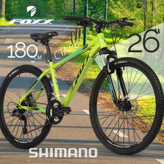 Велосипед FOXX CAIMAN 26" 2024 18" зеленый