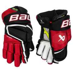 Перчатки BAUER VAPOR HYPERLITE JR (BLK/RED 10") Бауэр