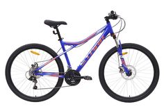 Велосипед Stark Slash 27.1 D 2024, 18, синий /мятный, красный