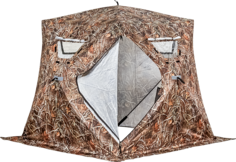 Зимняя палатка HIGASHI Camo Pyramid, для рыбалки и охоты, 4 места, камыш