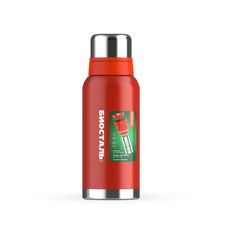 Термос Biostal Охота 2 чашки, с ситечком, красный, NBR-1000Z-R 1 л