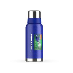 Термос Biostal Охота 2 чашки, с ситечком, синий, NBR-1000Z-B 1 л
