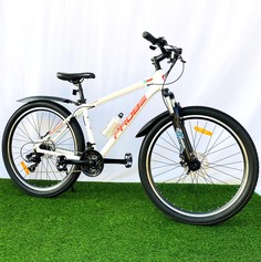 Горный велосипед PROBE T300 27,5" год 2024, рама 18, на рост 150-185 см, белый-красный Cruzer