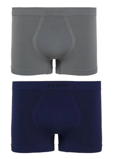 Трусы UTO Sports Nilit Softex Boxer (2шт) 922102 Dark Grey/Navy XL