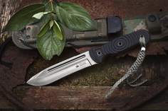 Туристический нож Kizlyar Supreme Maximus в стали D2 с финишем StoneWash