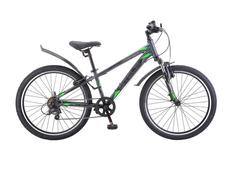 Велосипед Stels Navigator 24" 400 V F020 рама 12" серо-зеленый