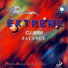 Накладка для ракетки Palio CJ8000 Extreme balance черный, 2.0