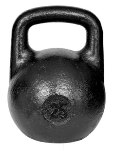 Гиря Титан Уральская 26 кг черная Titan