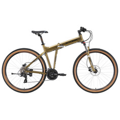 Складной велосипед Stark Cobra 29.2 HD (2024) Бронзовый, Чёрный 18"