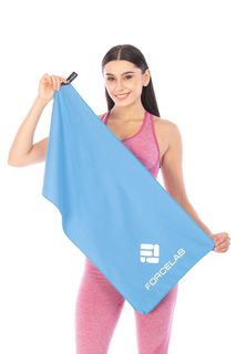 Спортивное полотенце FORCELAB 7066136, голубое, 40х80 см