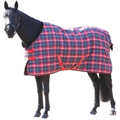 SHIRES SHIRES TEMPEST Попона денниковая для лошади Plus, 1200D, 200g, 135, красная клетка