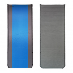 Самонадувающийся коврик Talberg RELAX WIDE MAT (195х90х10 см, серый/синий)