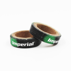 Лента для обмотки ракетки Imperial 1m/9mm Black/Green 100см 0.1мм