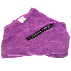 Полотенце из микрофибры махровое Marlin Terry Towel Dark Purple S 40х80 см